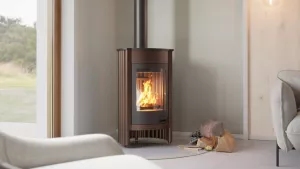 HS FLAMINGO Krbová kamna MASTERFLAMME ® Medie I, hnědá - sametová