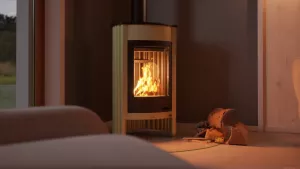 HS FLAMINGO Krbová kamna MASTERFLAMME ® Medie I, olivová