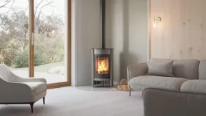 HS FLAMINGO Krbová kamna MASTERFLAMME ® Medie I, šedá