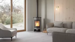 HS FLAMINGO Krbová kamna MASTERFLAMME ® Medie I, šedá