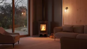 HS FLAMINGO Krbová kamna MASTERFLAMME ® Medie I, šedá