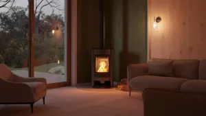 HS FLAMINGO Krbová kamna MASTERFLAMME ® Medie I, šedá
