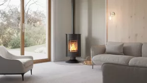 HS FLAMINGO Krbová kamna MASTERFLAMME ® Medie II, černá