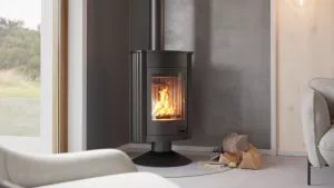 HS FLAMINGO Krbová kamna MASTERFLAMME ® Medie II, černá