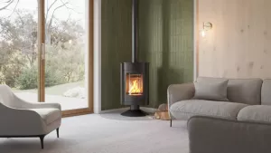 HS FLAMINGO Krbová kamna MASTERFLAMME ® Medie II, černá