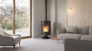 HS FLAMINGO Krbová kamna MASTERFLAMME ® Medie II, černá