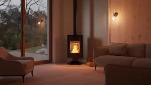 HS FLAMINGO Krbová kamna MASTERFLAMME ® Medie II, černá