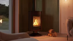 HS FLAMINGO Krbová kamna MASTERFLAMME ® Medie II, hnědá - sametová