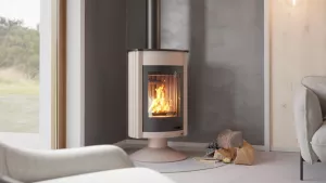 HS FLAMINGO Krbová kamna MASTERFLAMME ® Medie II, krémová