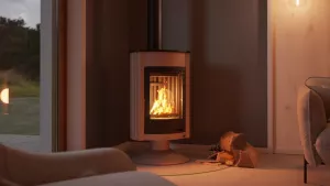 HS FLAMINGO Krbová kamna MASTERFLAMME ® Medie II, krémová