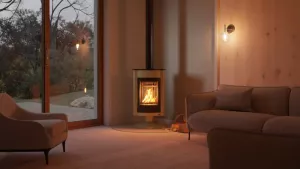 HS FLAMINGO Krbová kamna MASTERFLAMME ® Medie II, olivová