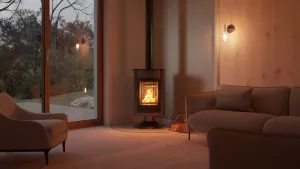 HS FLAMINGO Krbová kamna MASTERFLAMME ® Medie II, šedá