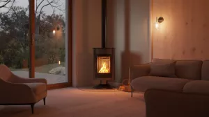 HS FLAMINGO Krbová kamna MASTERFLAMME ® Medie II, šedá