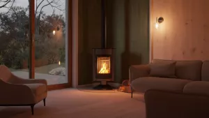 HS FLAMINGO Krbová kamna MASTERFLAMME ® Medie II, šedá