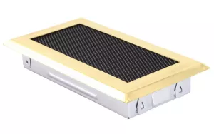 AMSTAL Krbová mřížka 10x20 cm, mosaz Parkanex AMSTAL Krbová mřížka 10x20 cm, mosaz Parkanex