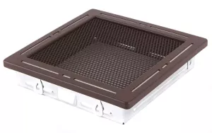 AMSTAL Krbová mřížka 16x16 cm, TREND hnědý brokát Parkanex