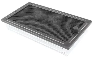 AMSTAL Krbová mřížka 16x32 cm, TREND grafit s žaluzií Parkanex