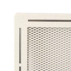 AMSTAL Krbová mřížka 16x32 cm, TREND krémový brokát s žaluzií Parkanex