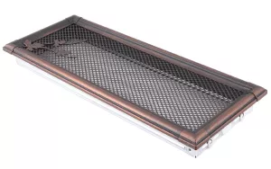 AMSTAL Krbová mřížka 16x45 cm, RETRO měděná patina Parkanex