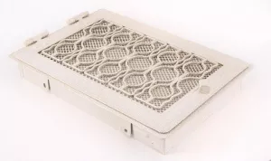 AMSTAL Krbová mřížka STYLOVÁ 21x32 cm, bílá - antik Parkanex