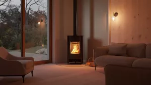HS FLAMINGO Krbová kamna MASTERFLAMME ® Medie I, černá