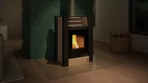 HS FLAMINGO Krbová kamna AQUAFLAM VARIO ® LEND 11/5kW krémová, elektronická regulace