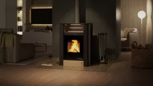HS FLAMINGO Krbová kamna AQUAFLAM VARIO ® LEND 11/5kW krémová, elektronická regulace