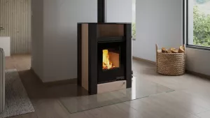 HS FLAMINGO Krbová kamna AQUAFLAM VARIO ® LEND 11/5kW krémová, elektronická regulace