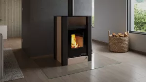 HS FLAMINGO Krbová kamna AQUAFLAM VARIO ® LEND 11/5kW krémová, elektronická regulace