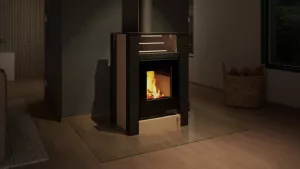 HS FLAMINGO Krbová kamna AQUAFLAM VARIO ® LEND 11/5kW krémová, elektronická regulace
