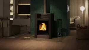HS FLAMINGO Krbová kamna AQUAFLAM VARIO ® LEND 11/5kW šedá, elektronická regulace
