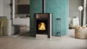 HS FLAMINGO Krbová kamna AQUAFLAM VARIO ® LEND 11/7kW krémová