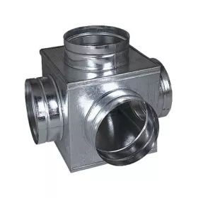 AMSTAL Rozbočovací skříňka 160/4x125 mm (krychle), pozink Parkanex