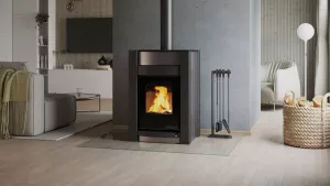 HS FLAMINGO Krbová kamna AQUAFLAM VARIO ® KALMAR 11/5kW šedá