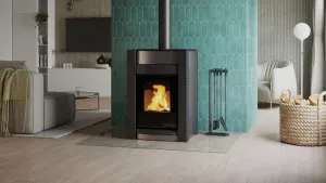HS FLAMINGO Krbová kamna AQUAFLAM VARIO ® KALMAR 11/5kW šedá