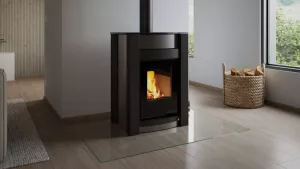 HS FLAMINGO Krbová kamna AQUAFLAM VARIO ® KALMAR 11/5kW šedá