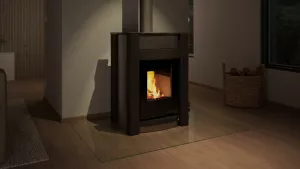 HS FLAMINGO Krbová kamna AQUAFLAM VARIO ® KALMAR 11/5kW šedá