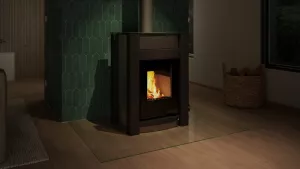 HS FLAMINGO Krbová kamna AQUAFLAM VARIO ® KALMAR 11/5kW šedá