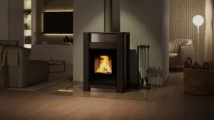 HS FLAMINGO Krbová kamna AQUAFLAM VARIO ® KALMAR 11/5kW šedá