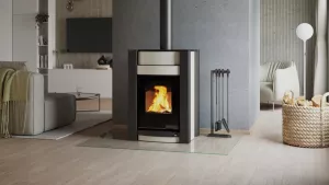 HS FLAMINGO Krbová kamna AQUAFLAM VARIO ® KALMAR 11kW krémová (teplovzdušná verze)