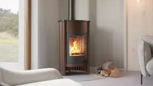 HS FLAMINGO Krbová kamna MASTERFLAMME ® Grande I, hnědá - sametová