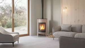 HS FLAMINGO Krbová kamna MASTERFLAMME ® Grande I, krémová