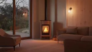 HS FLAMINGO Krbová kamna MASTERFLAMME ® Grande I, krémová