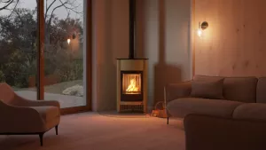HS FLAMINGO Krbová kamna MASTERFLAMME ® Grande I, olivová
