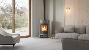 HS FLAMINGO Krbová kamna MASTERFLAMME ® Grande I, šedá