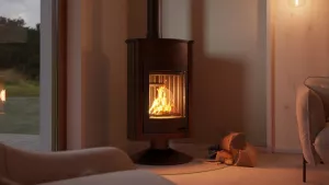 HS FLAMINGO Krbová kamna MASTERFLAMME ® Grande II, hnědá - sametová