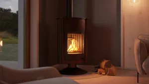 HS FLAMINGO Krbová kamna MASTERFLAMME ® Grande II, hnědá - sametová