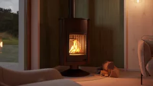 HS FLAMINGO Krbová kamna MASTERFLAMME ® Grande II, hnědá - sametová