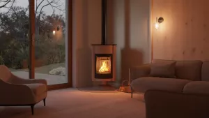 HS FLAMINGO Krbová kamna MASTERFLAMME ® Grande II, krémová