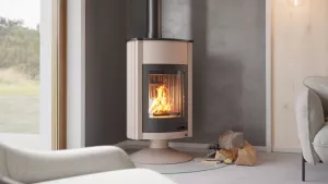 HS FLAMINGO Krbová kamna MASTERFLAMME ® Grande II, krémová